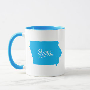 Staat der Tasse der Iowa-Form