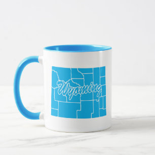 Staat der Tasse der Wyoming-Form