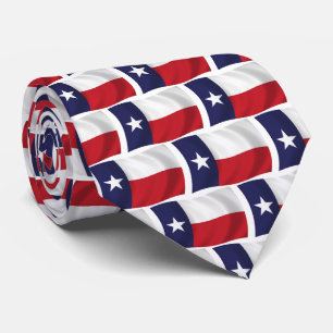 Staat der Texasflagge Krawatte