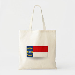 Staat der Tote-Tasche der Flagge von North Carolin Tragetasche
