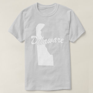 Staat des Delaware-Shape-T - Shirt