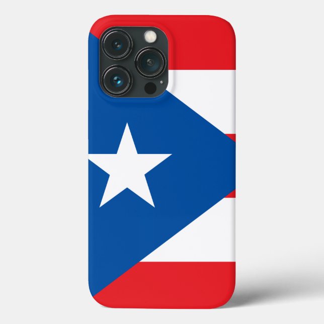 Staat des iPhone Case in Puerto Rico Flag Case-Mat (Rückseite)