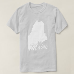 Staat des Maine-Shape-T - Shirt