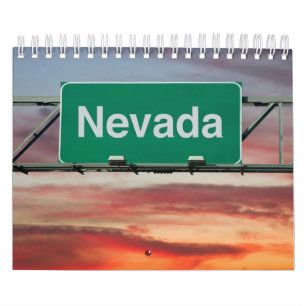 Staat des Mauerkalenders von Nevada Kalender