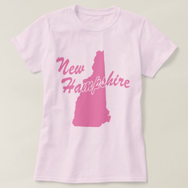Staat des neuen Hampshire Form T - Shirt (Design vorne)