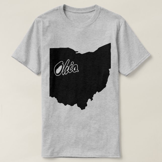 Staat des Ohio Shape-T - Shirt (Design vorne)