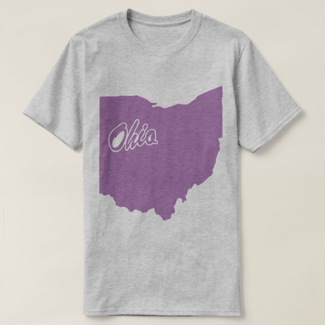 Staat des Ohio Shape-T - Shirt (Design vorne)
