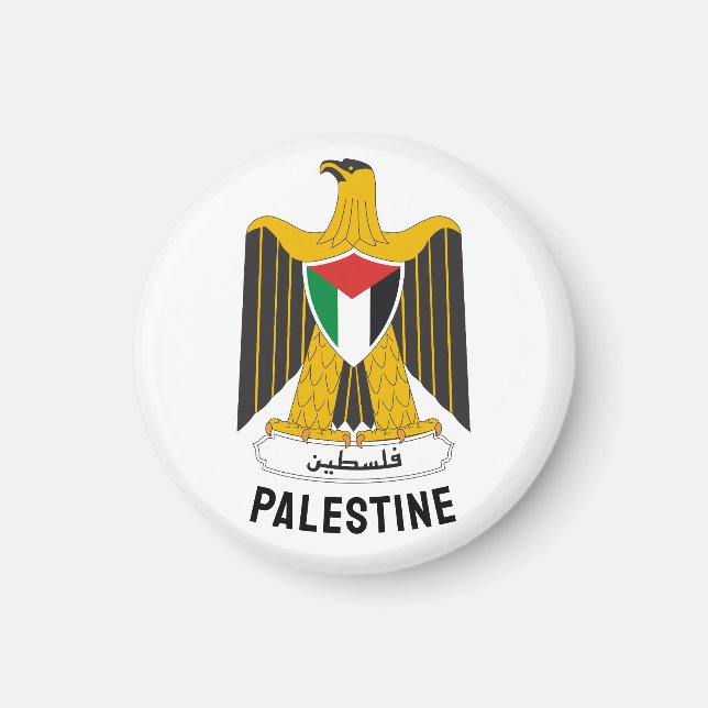 Staat des palästinensischen Wappen Magnet (Vorne)