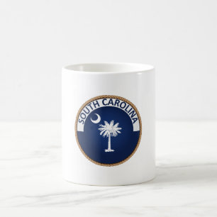 Staat des Siegels South Carolina Flag Kaffeetasse