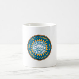 Staat des Siegels South Dakota Flag Kaffeetasse