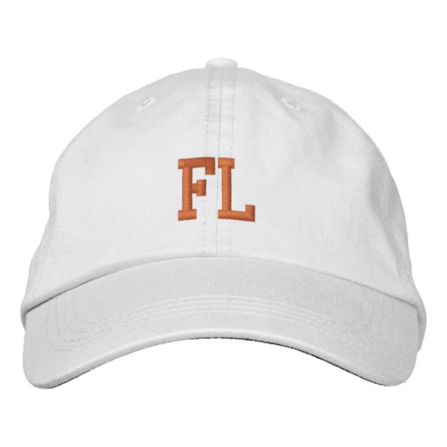 Staat des Stolzes Florida Bestickte Baseballkappe (Vorderseite)