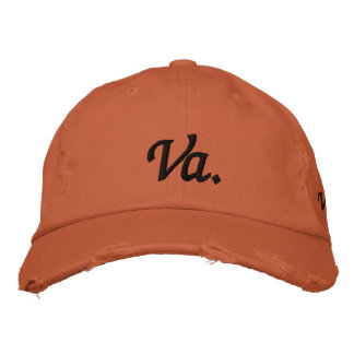 Staat des Stolzes Virginia Bestickte Baseballkappe