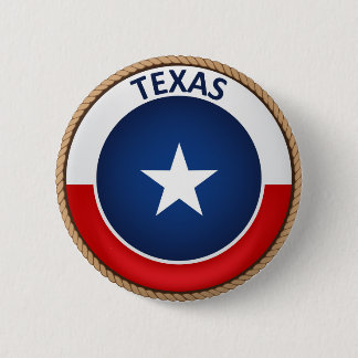 Staat des Texas-Flaggen-Siegel-Knopfes Button