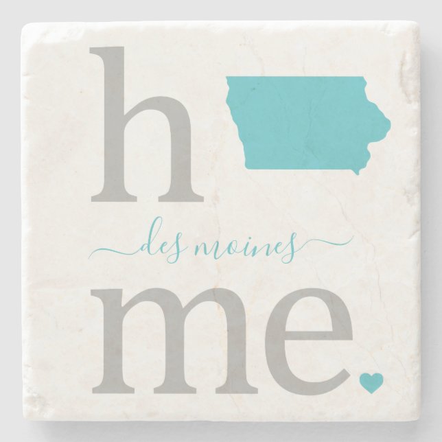 Staat des Untersetzer Iowa Stone (Vorderseite)