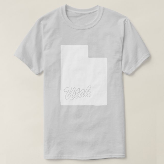 Staat des Utah-Shape-T - Shirt (Design vorne)