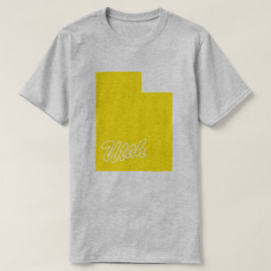 Staat des Utah-Shape-T - Shirt