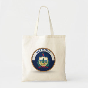 Staat des Vermont Flag Siegel Tote Beutel Tragetasche