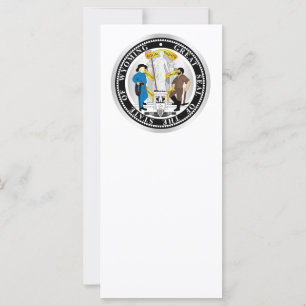 Staat des Wyoming-Siegels