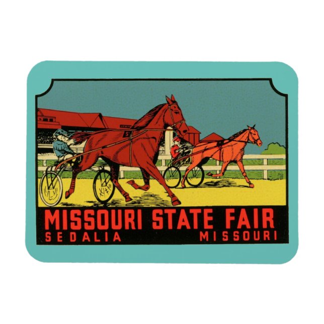 Staat Fair Sedalia Missouri Magnet (Horizontal)