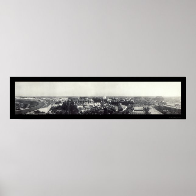 Staat Fair St Paul MN Foto 1909 Poster (Vorne)