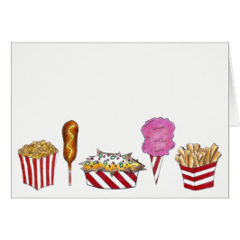 Staat Faschingsnahrung Corndog Popcorn Nachos