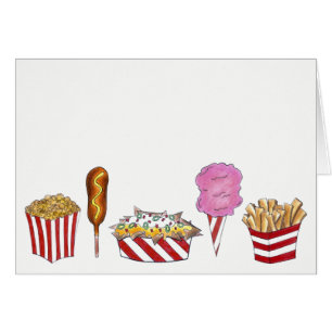 Staat Faschingsnahrung Corndog Popcorn Nachos