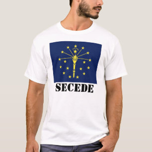 Staat-Flaggeindiana, SECEDE T-Shirt