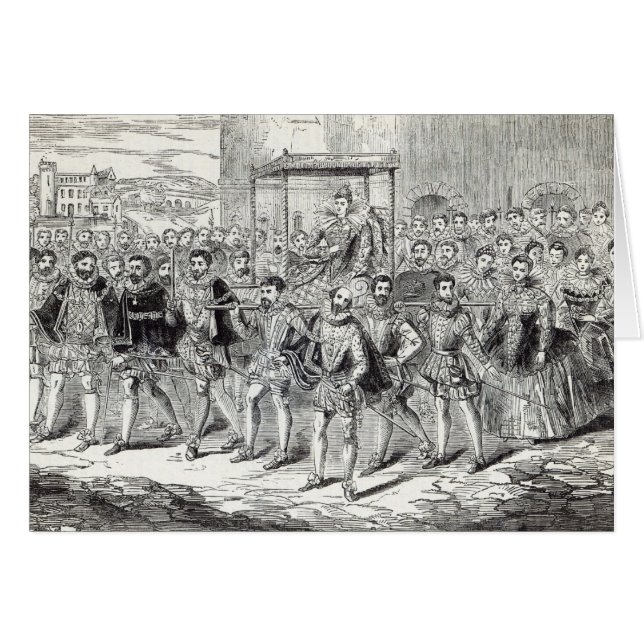 Staat Fortschritt von Königin Elizabeth (Vorderseite (Horizontal))