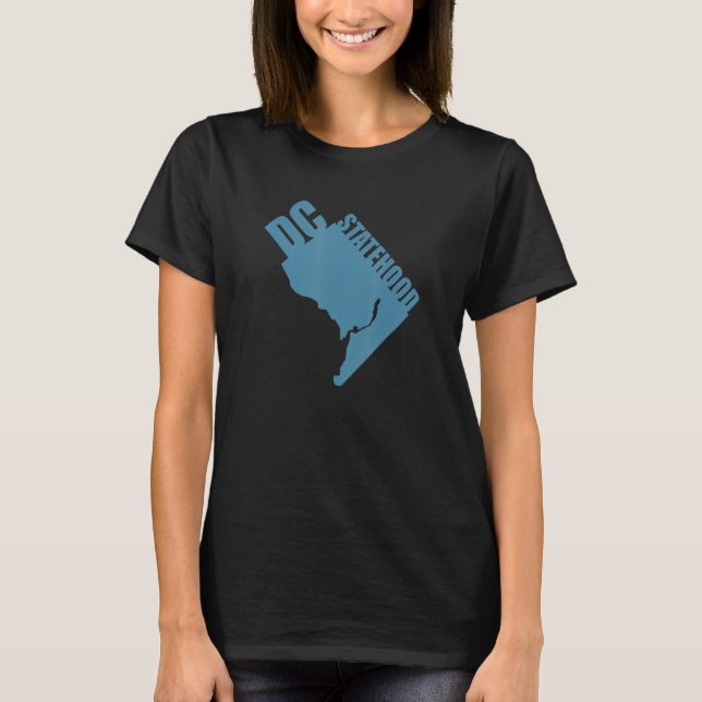 Staat für Washington D.C. T-Shirt (Vorderseite)