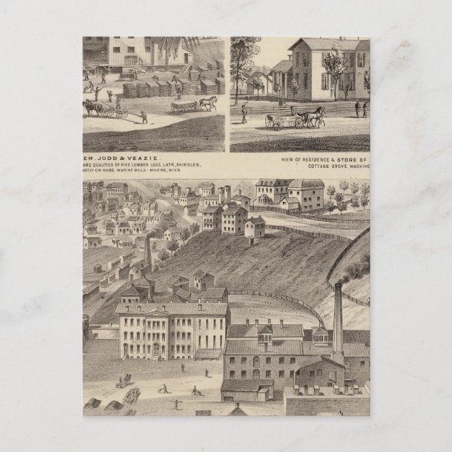 Staat Gefängnis von Minnesota Postkarte (Vorderseite)