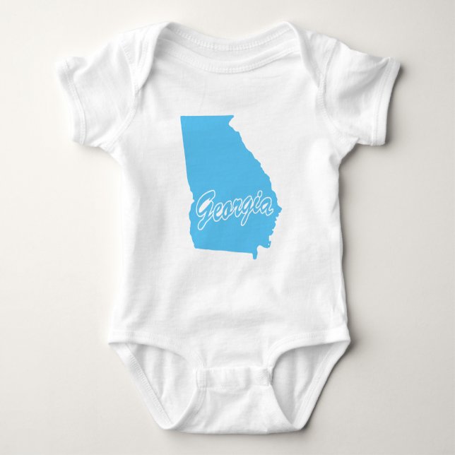 Staat Georgiens Baby Strampler (Vorderseite)