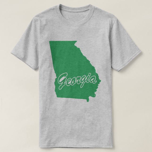 Staat Georgiens - T - Shirt (Design vorne)