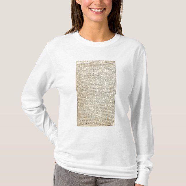Staat-Geschichtskarte 2 T-Shirt (Vorderseite)