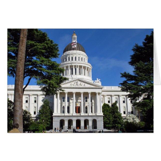 Staat Hauptstadt Gebäude - Sacramento CA (Vorderseite (Horizontal))