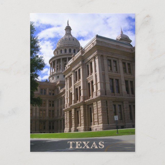 Staat Hauptstadt Gebäude-TEXAS 1 Postkarte (Vorderseite)