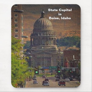 Staat Hauptstadt in Boise, Idaho Mousepad