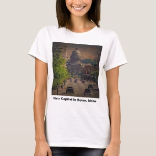 Staat Hauptstadt in Boise, Idaho T-Shirt