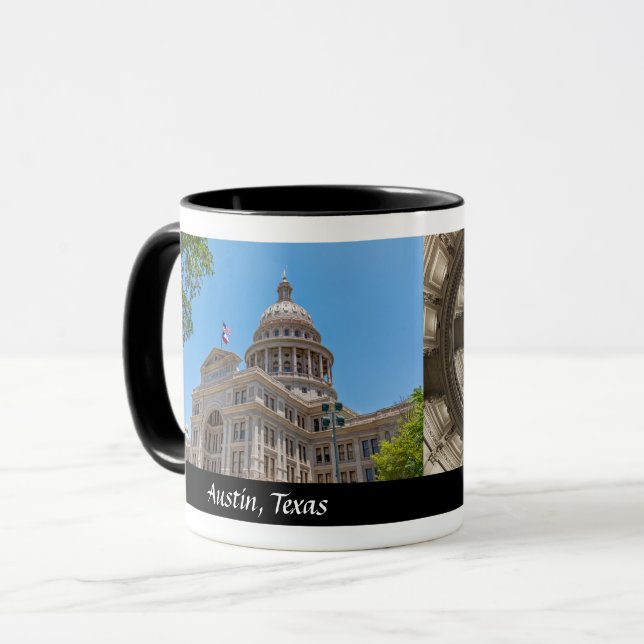 Staat Hauptstadt Texas - Designer Coffee Tasse (Vorderseite Links)