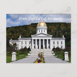 Staat Hauptstadt Vermont - Postkarte