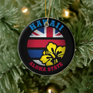 STAAT HAWAII ALOHA KERAMIK ORNAMENT