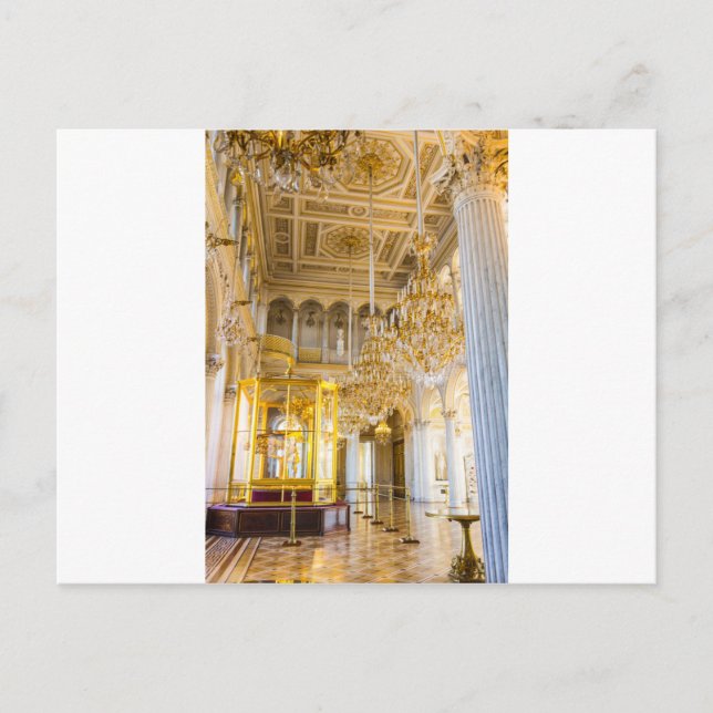 Staat Hermitage Museum St. Petersburg Russland Postkarte (Vorderseite)