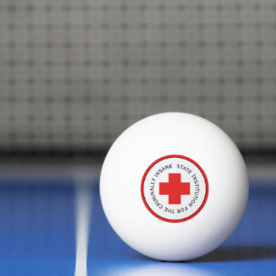 Staat Hospital für Kriminelle Tischtennisball