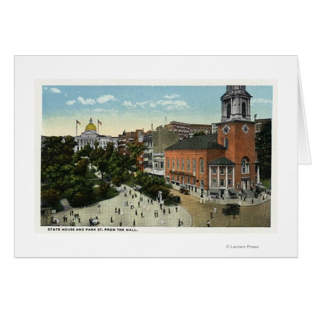 Staat House und Park Street View von der Mall (Vorderseite (Horizontal))