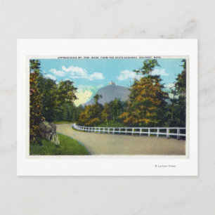 Staat Hwy Sicht auf den Weg zum Berg Postkarte