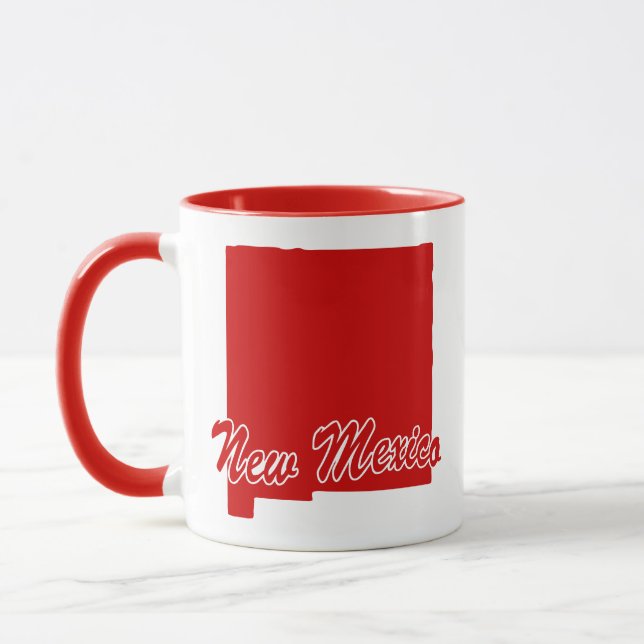 Staat in New Mexico Form rote Tasse (Links)