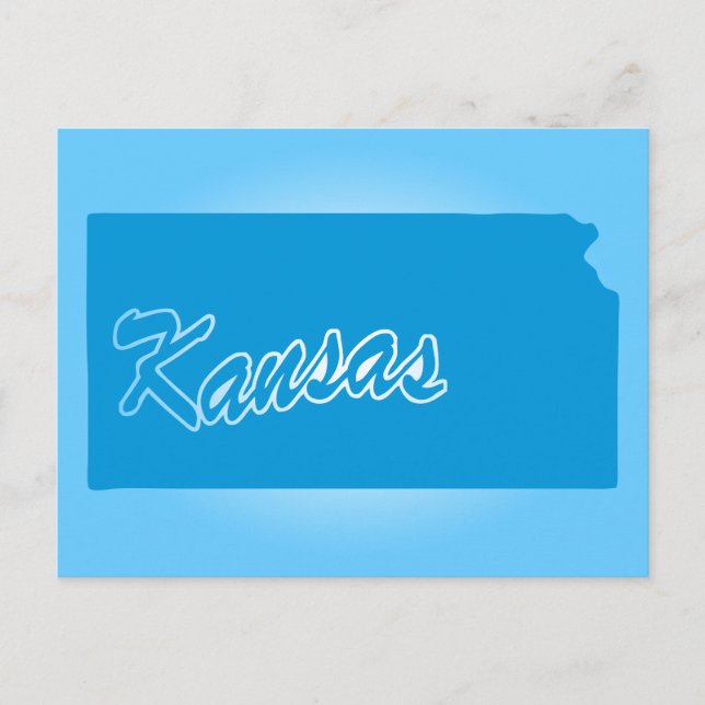 Staat Kansas Postcard Postkarte (Vorderseite)