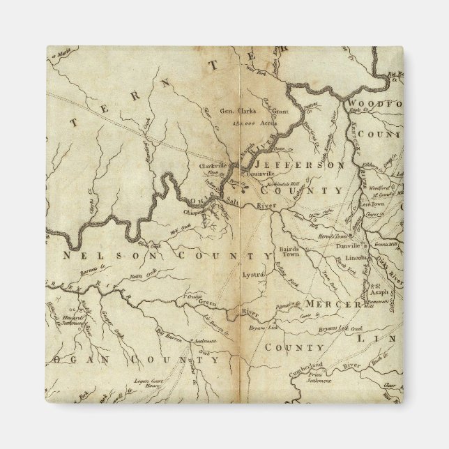 Staat Kentucky Magnet (Vorne)