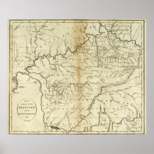 Staat Kentucky Poster