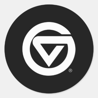 Staat Lakers Icon Runder Aufkleber