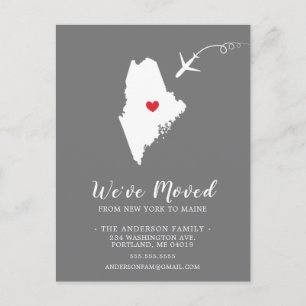 Staat-MAINE-Postkarte verschieben Postkarte